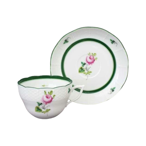 Teacup with saucer