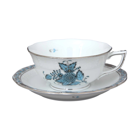 Teacup with saucer