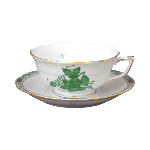 Teacup with saucer