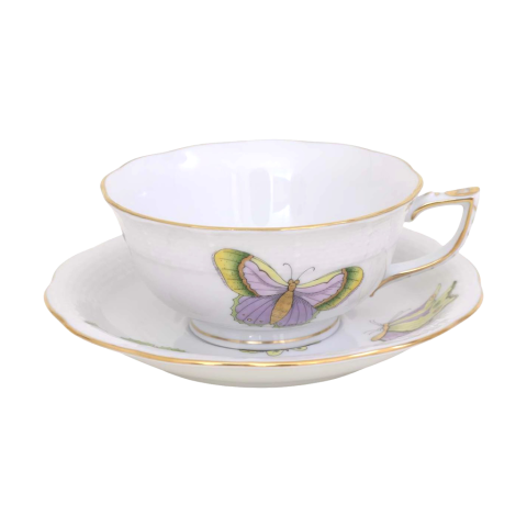 Teacup with saucer