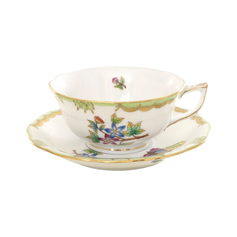 Teacup with saucer