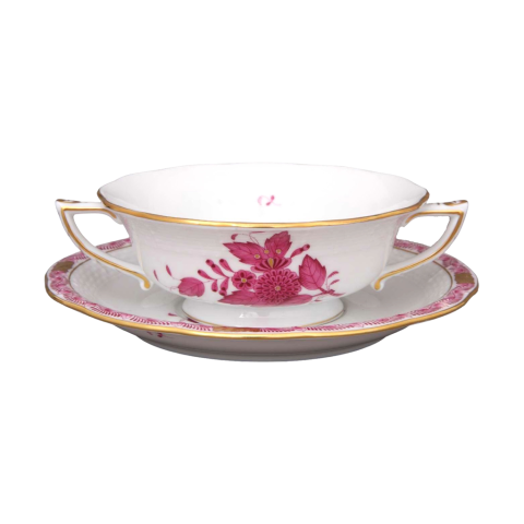 Soupcup with saucer