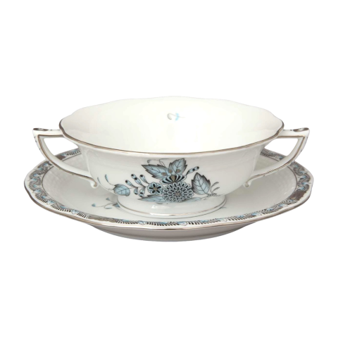 Soupcup with saucer