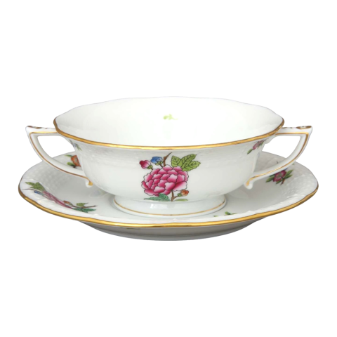 Soupcup with saucer