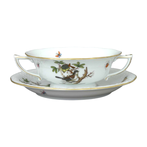 Soupcup with saucer