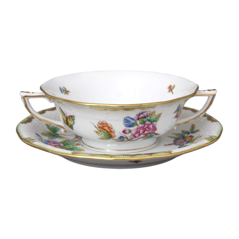 Soupcup with saucer