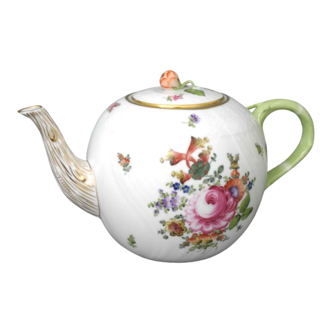 Teapot, bud knob