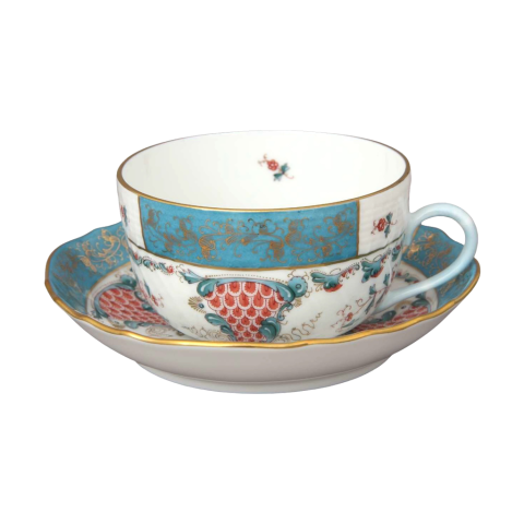 Teacup with saucer