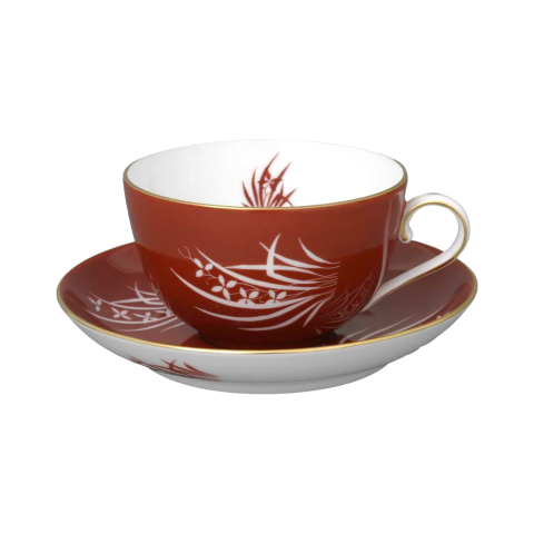 Teacup with saucer