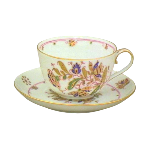 Teacup with saucer