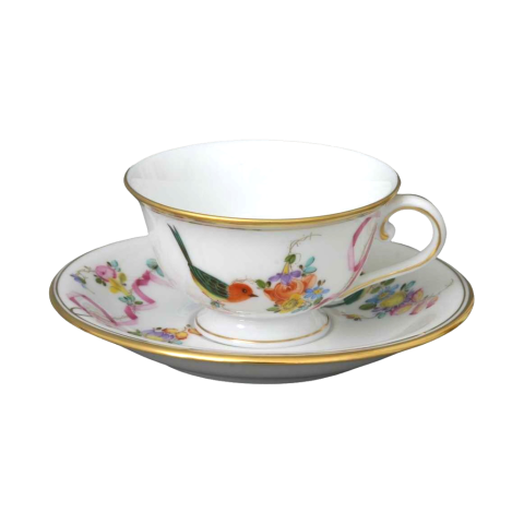 Moccacup with saucer