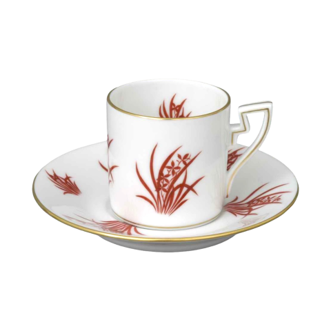 Moccacup with saucer