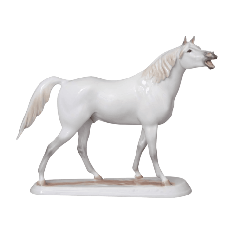 Neighing horse