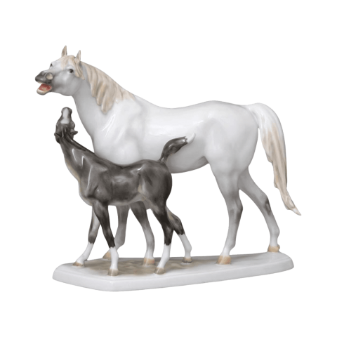 Pony with his monther