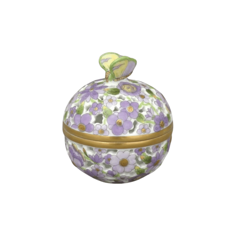 Bonbonniere, pierced, butterfly knob