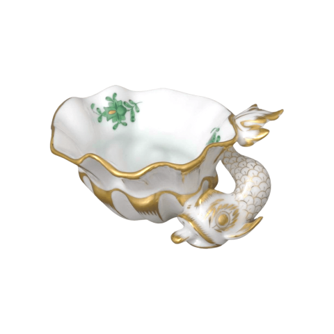 Dish with dolphin