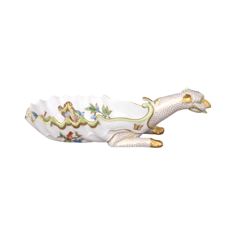 Dish with dragon