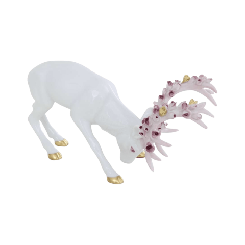 Deer with flower decoration