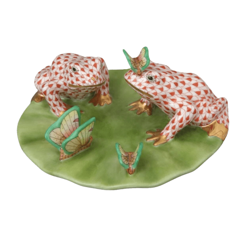 Frog with Butterflies