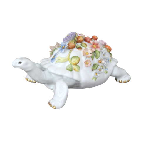 Tortoise w. Flowers and Fruits