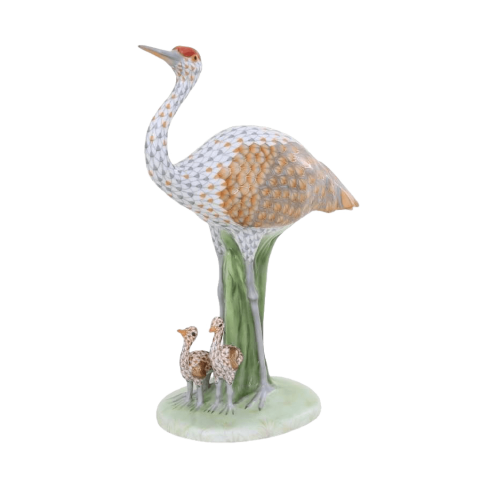 Sandhill Crane with babies