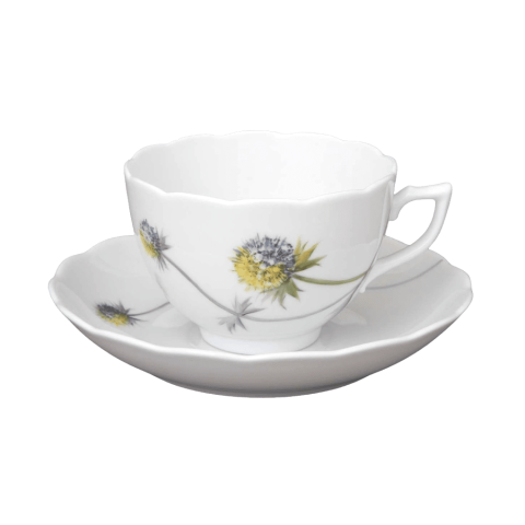 Teacup with saucer