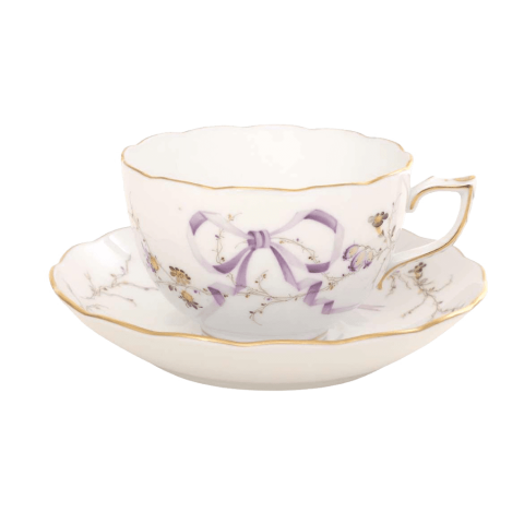 Teacup with saucer