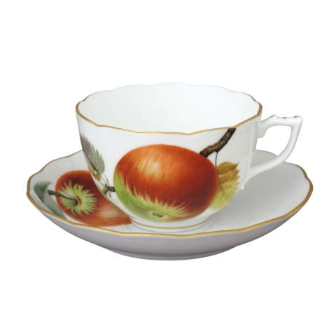 Teacup with saucer