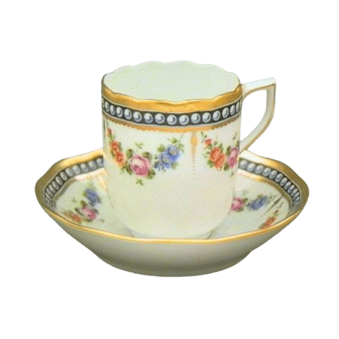 Moccacup with saucer