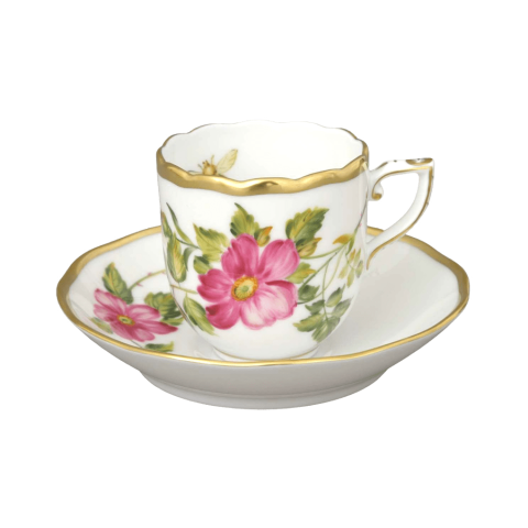 Moccacup with saucer