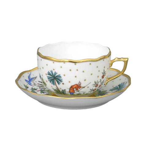 Teacup with saucer