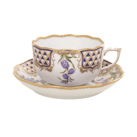 Teacup with saucer