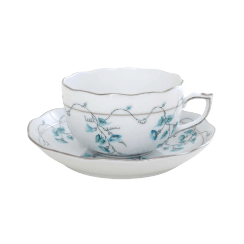 Teacup with saucer