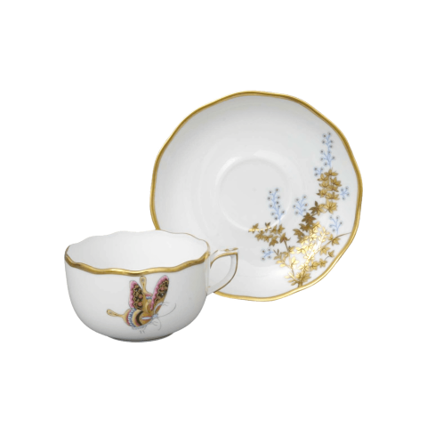 Teacup with saucer