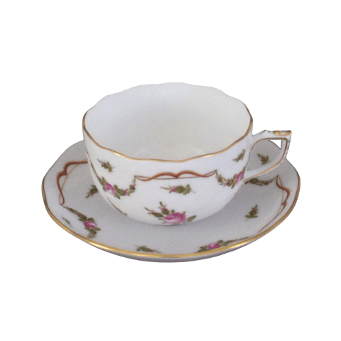 Teacup with saucer