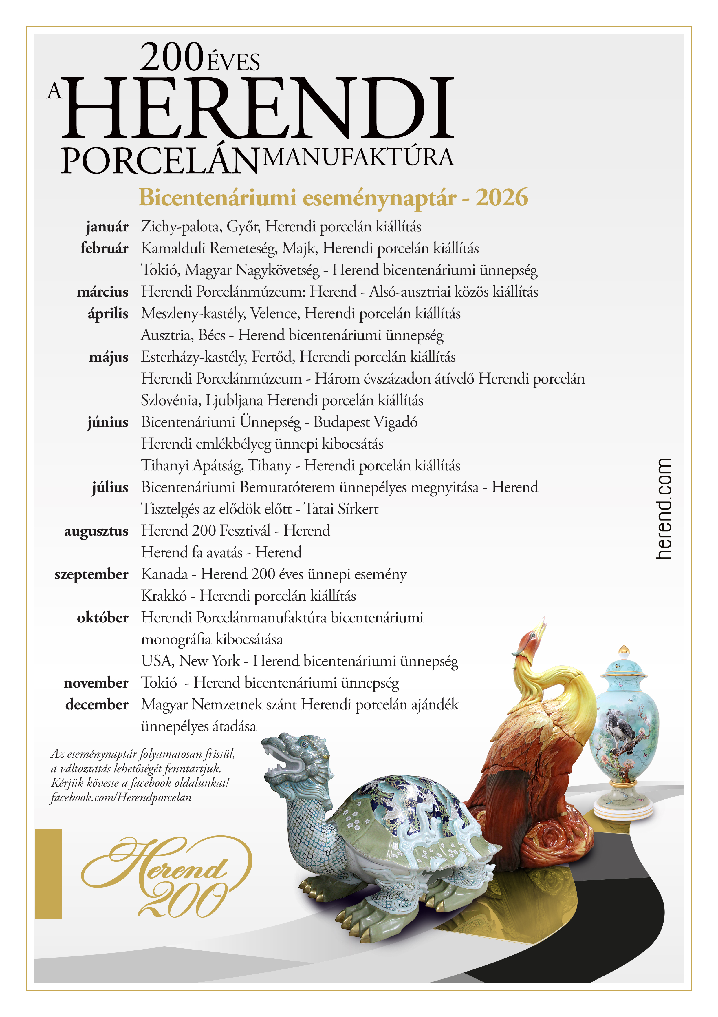 Bicentenáriumi eseménynaptár